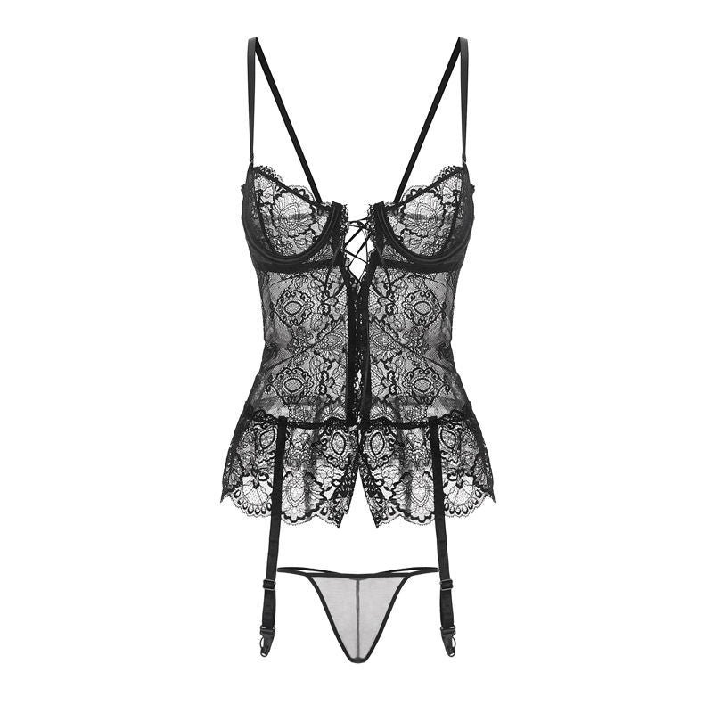 See-Through Lace Slimming Corset