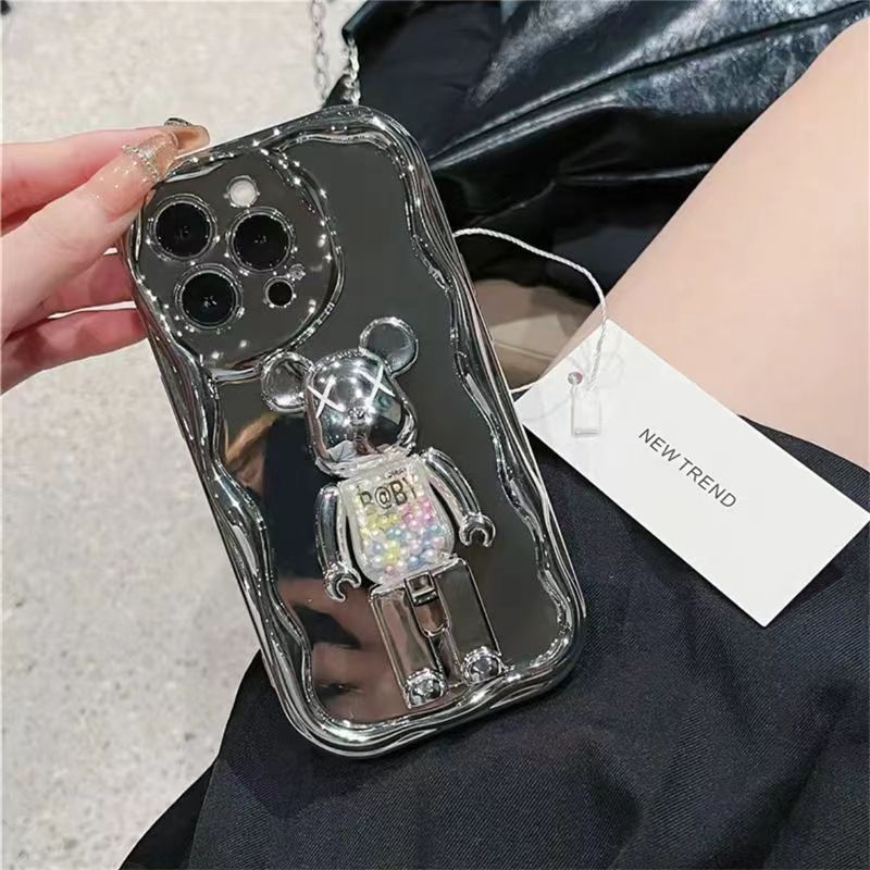 Creative 3D Bear Stand Phone Case