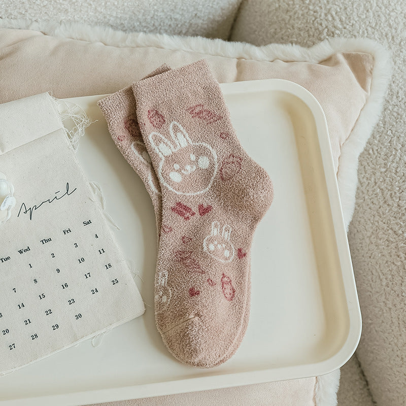 Cute Strawberry Warm Socks