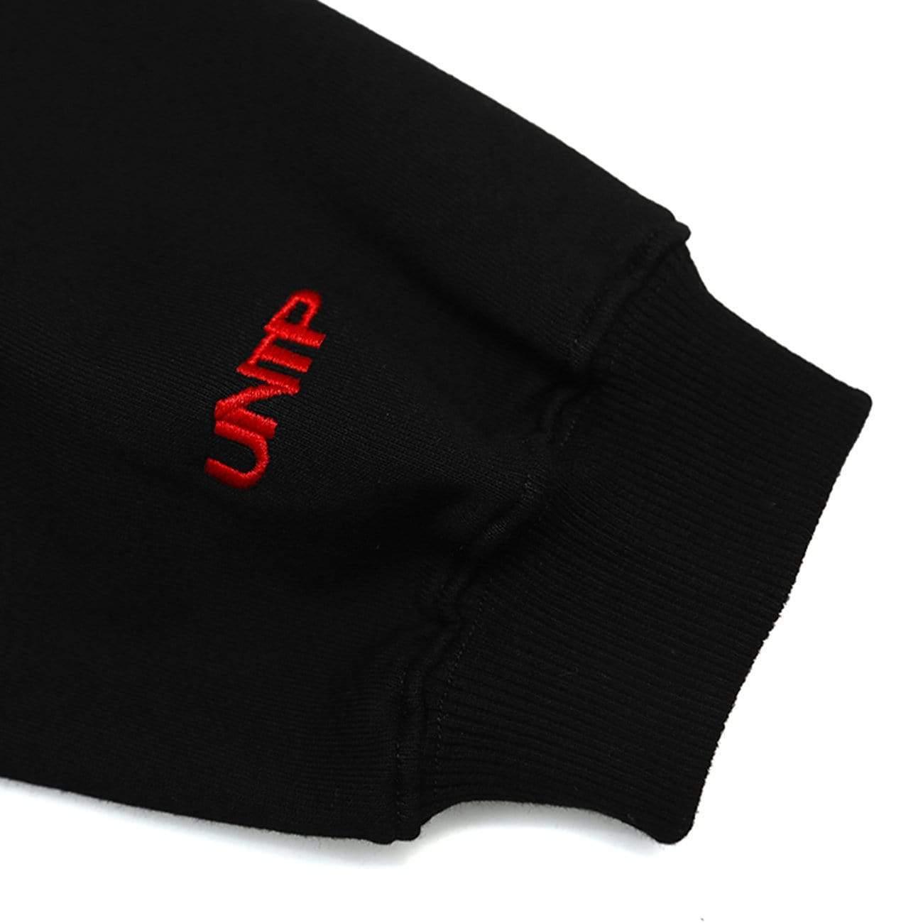 Masked Embroidery Hoodies
