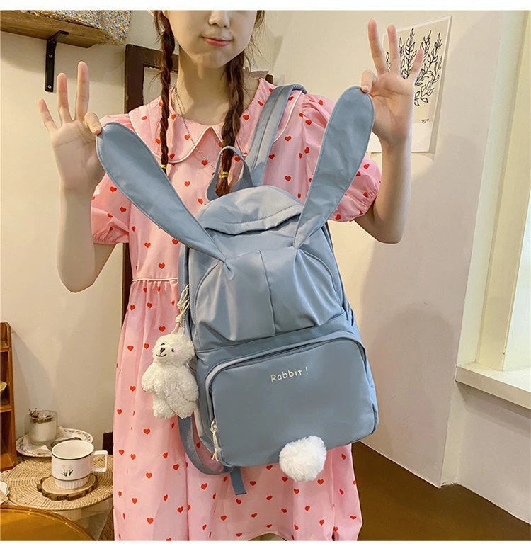 Funny Character Bunny Ears Backpack