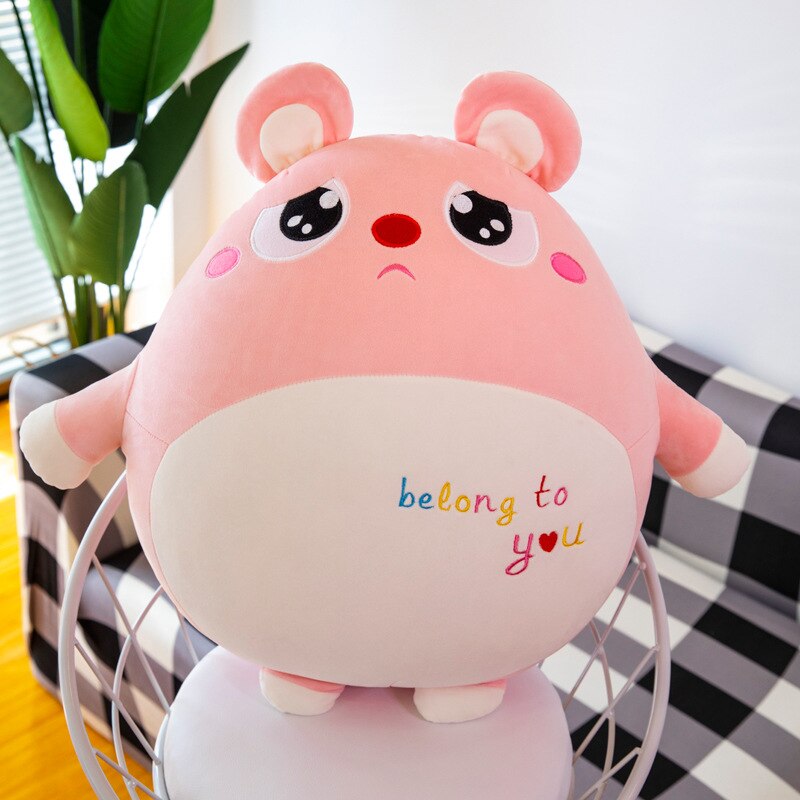 1PC 85CM Lovely  Rat Pillow Stuffed Animal Plush Toys For Girls Children Boys Toys Cute Mouse Dolls Birthday Gifts