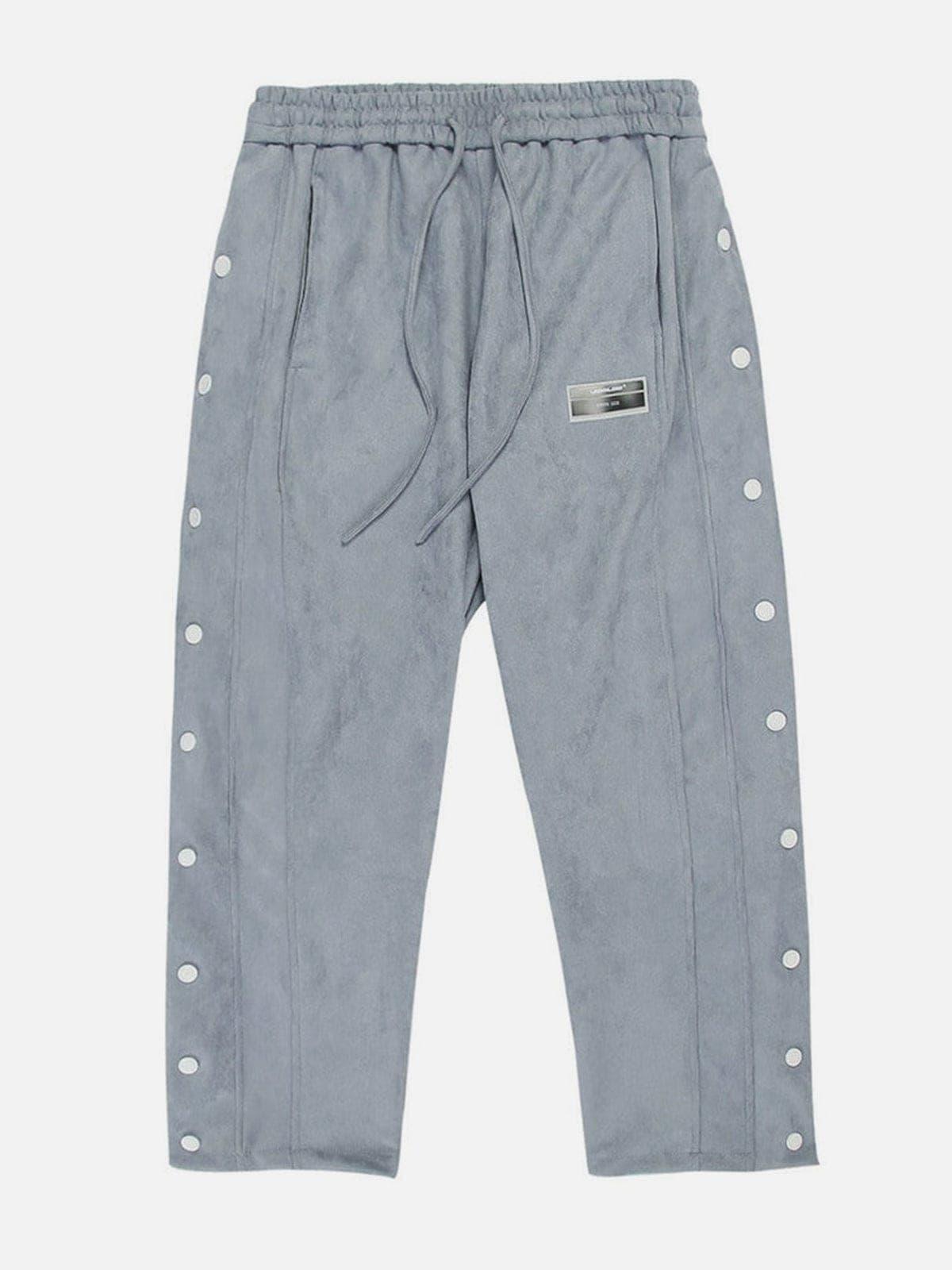 Function Side Multi-button Pants