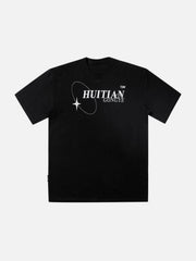 Circle Stars Letters Graphic Tee