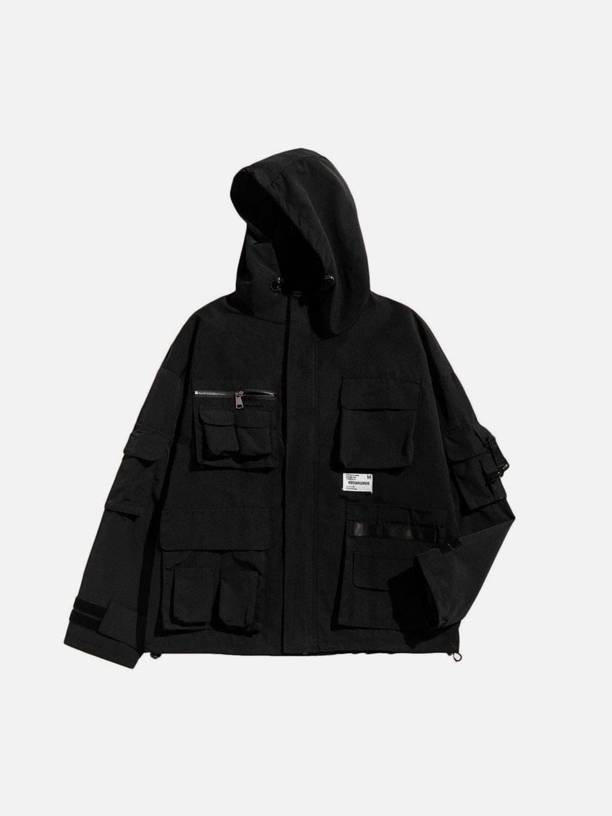 Multiple Velcro Pockets Jacket