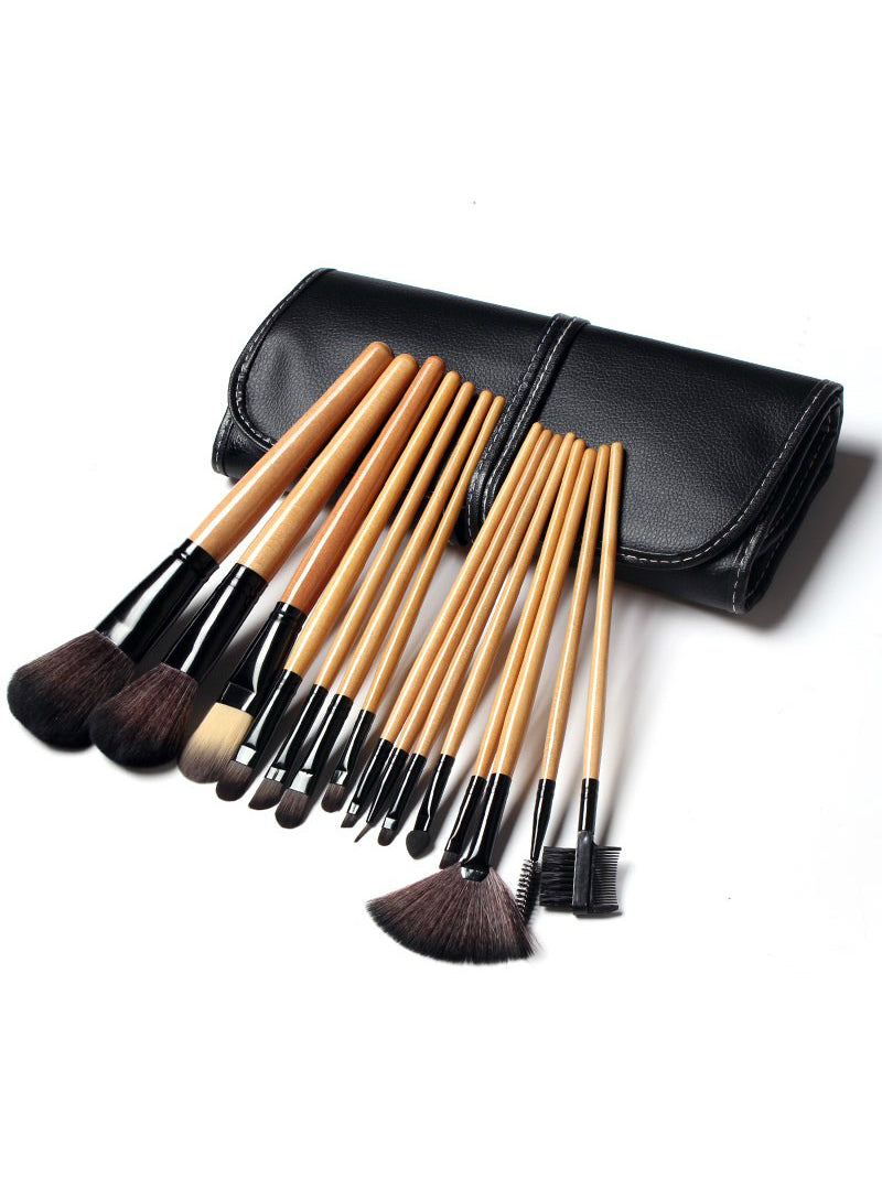 15 Pcs Soft Synthetic Hair Make Up Tools Kit 