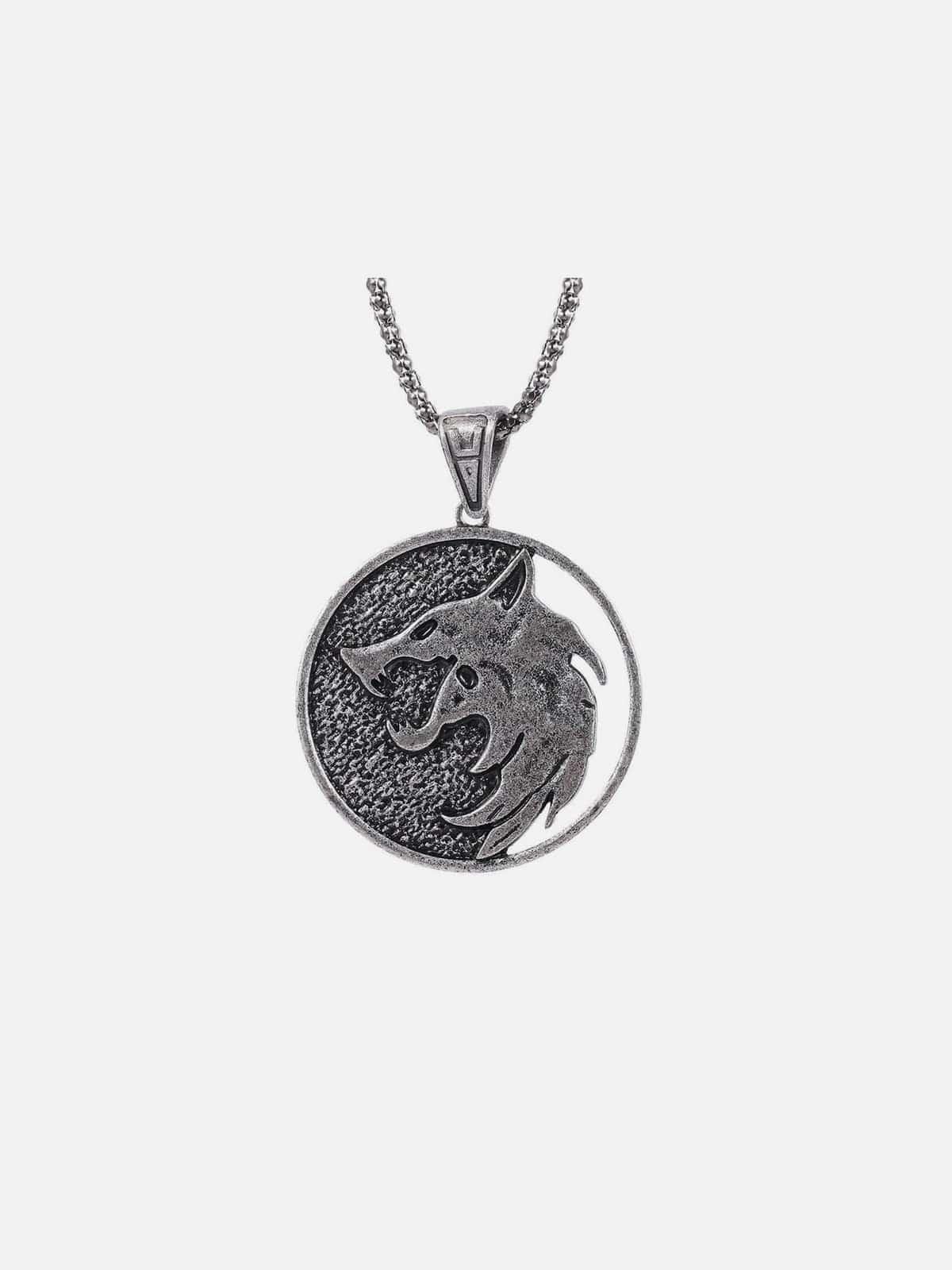 Witcher Wolf Head Necklace