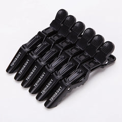 6pcs/lot Plastic Hair Clip Hairdressing Clamps