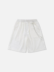 Zipper Chain Pocket Shorts