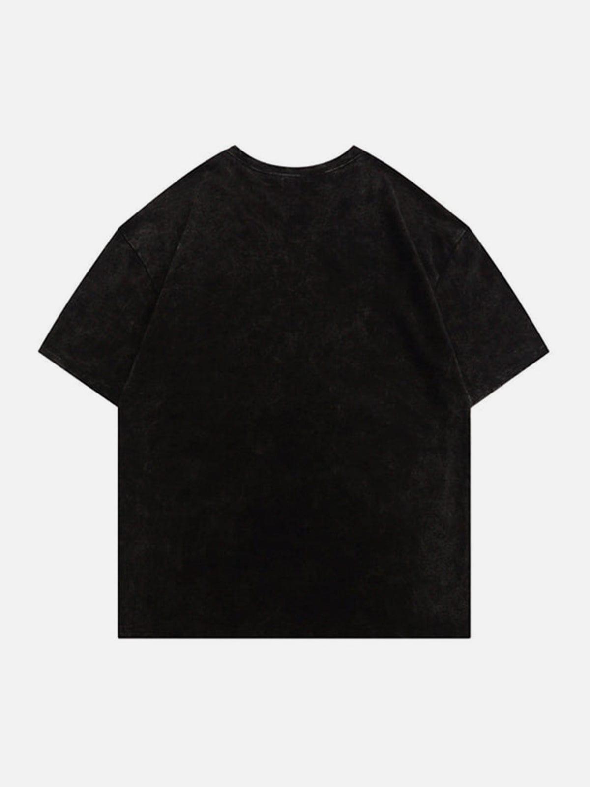 Bear Necklace Washed Tee