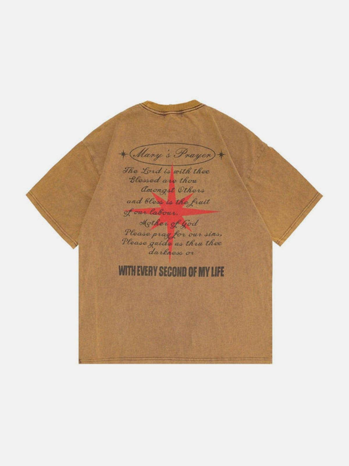 Letter Graphic Oversized Tee