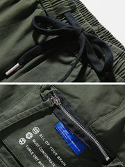 Patchwork Pockets Cargo Pants