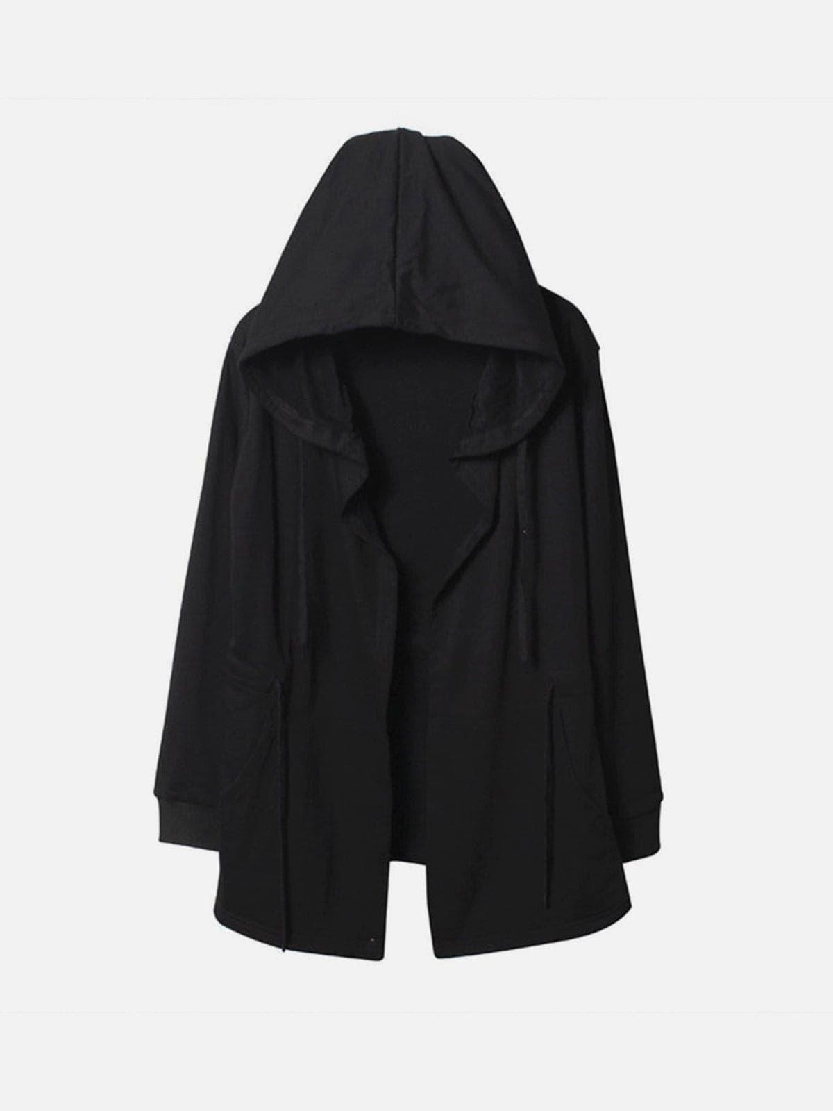 Dark Cloak Cape Oversize Wizard Coat