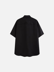 Falme Chain Tie Short Sleeve Shirt