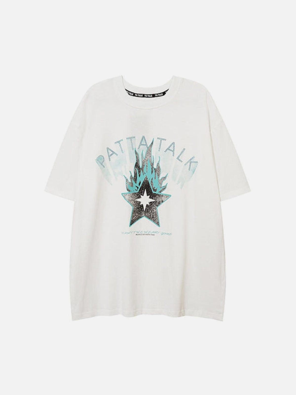 Burning Star Graphic Tee