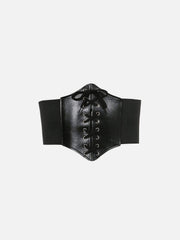 Punk Dark Irregular PU Belt