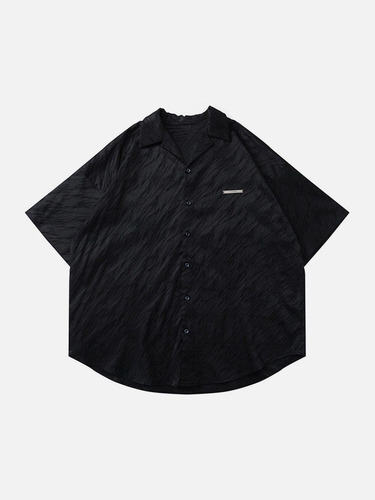 Textured Short Sleeve Shirt