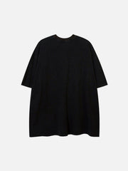 Blurred Letters Washed Graphic Tee