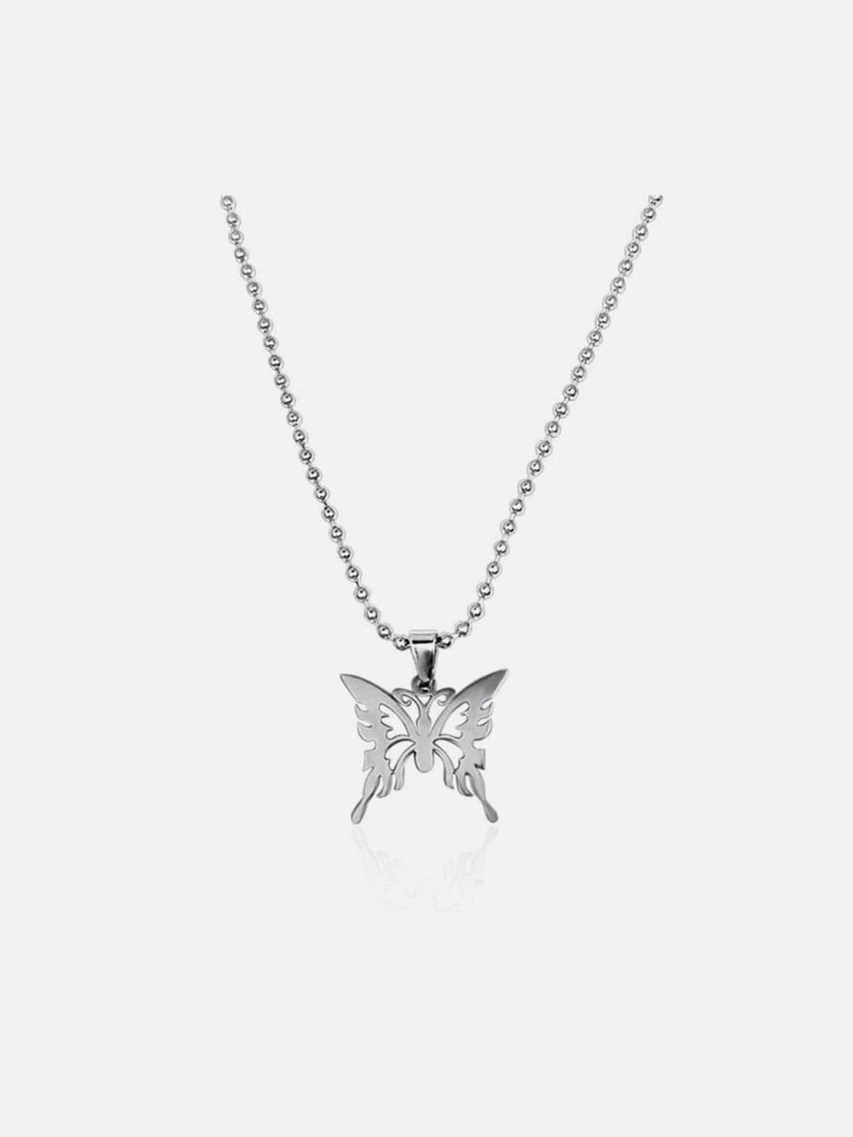 Punk Butterfly Necklace