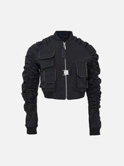 Function Multi Pockets Folds Jacket