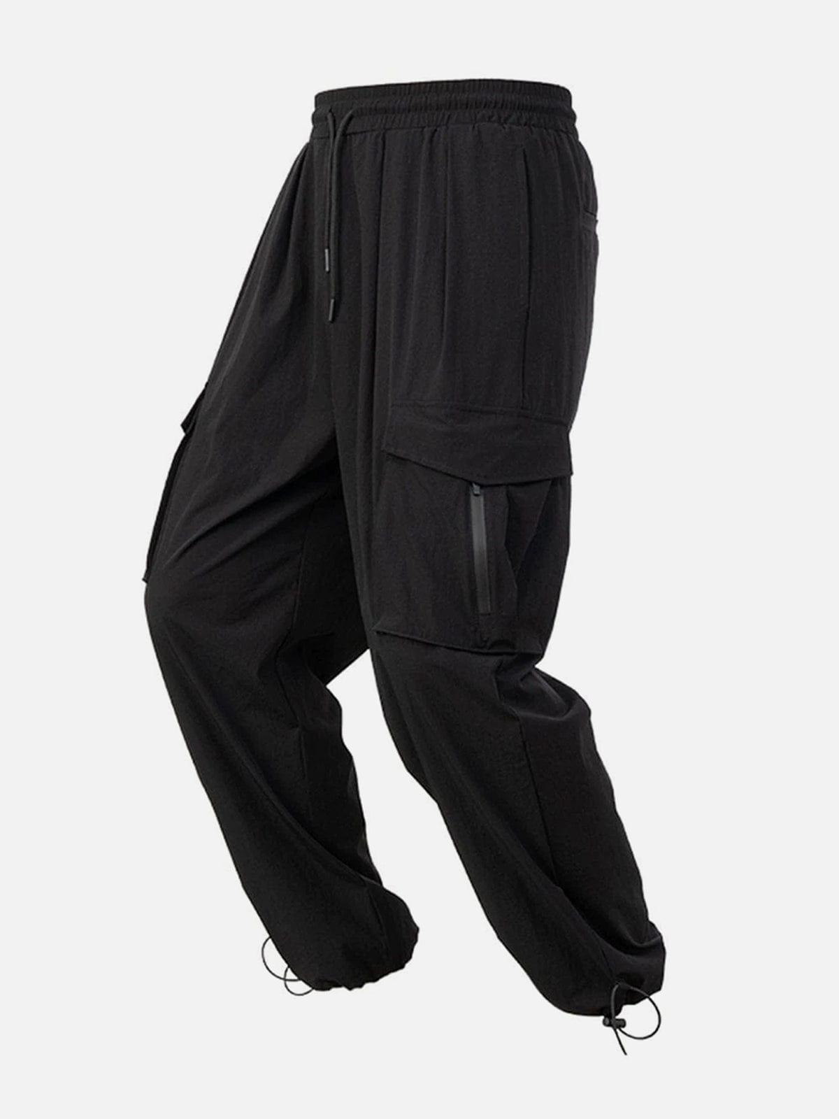 Multi Pockets Drawstring Cargo Pants
