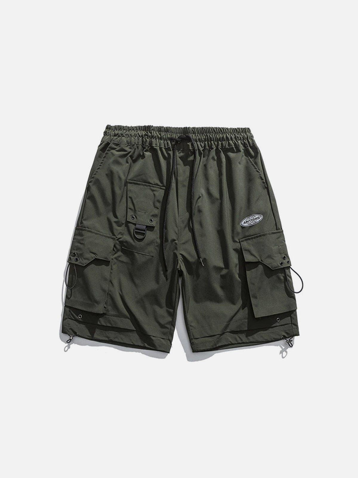 Punk Big Pockets Cargo Shorts