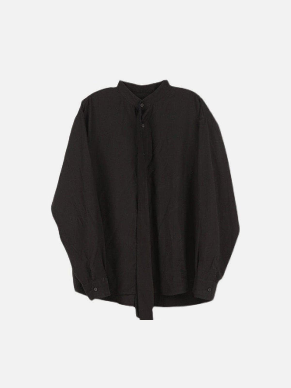 Long Tie Long Sleeve Shirt