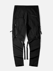 Combat Ribbons Pockets Cargo Pants