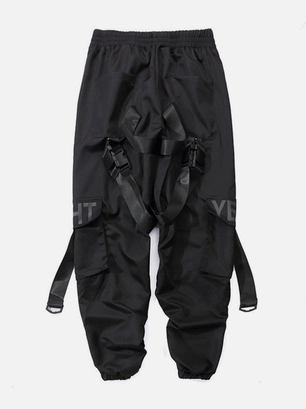 "Streamer buckle" Cargo Pants