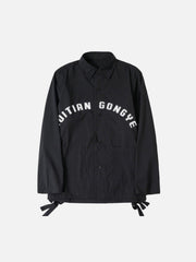 Functional Print Oversize Shirt