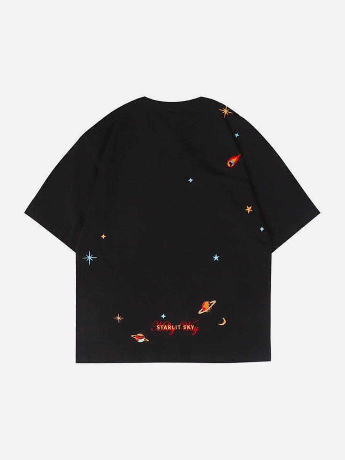 "Starry Embroidery" Tee