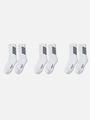 Striped Skateboard Socks 3PCS