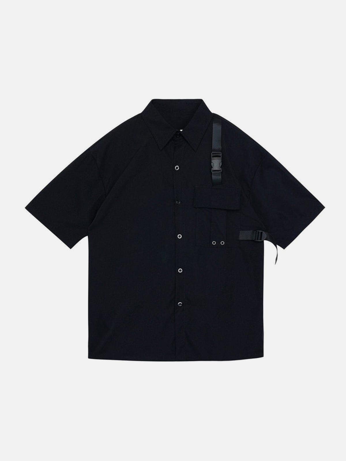 Darkwear Ribbon Short Sleeve Shirt