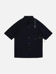 Darkwear Ribbon Short Sleeve Shirt