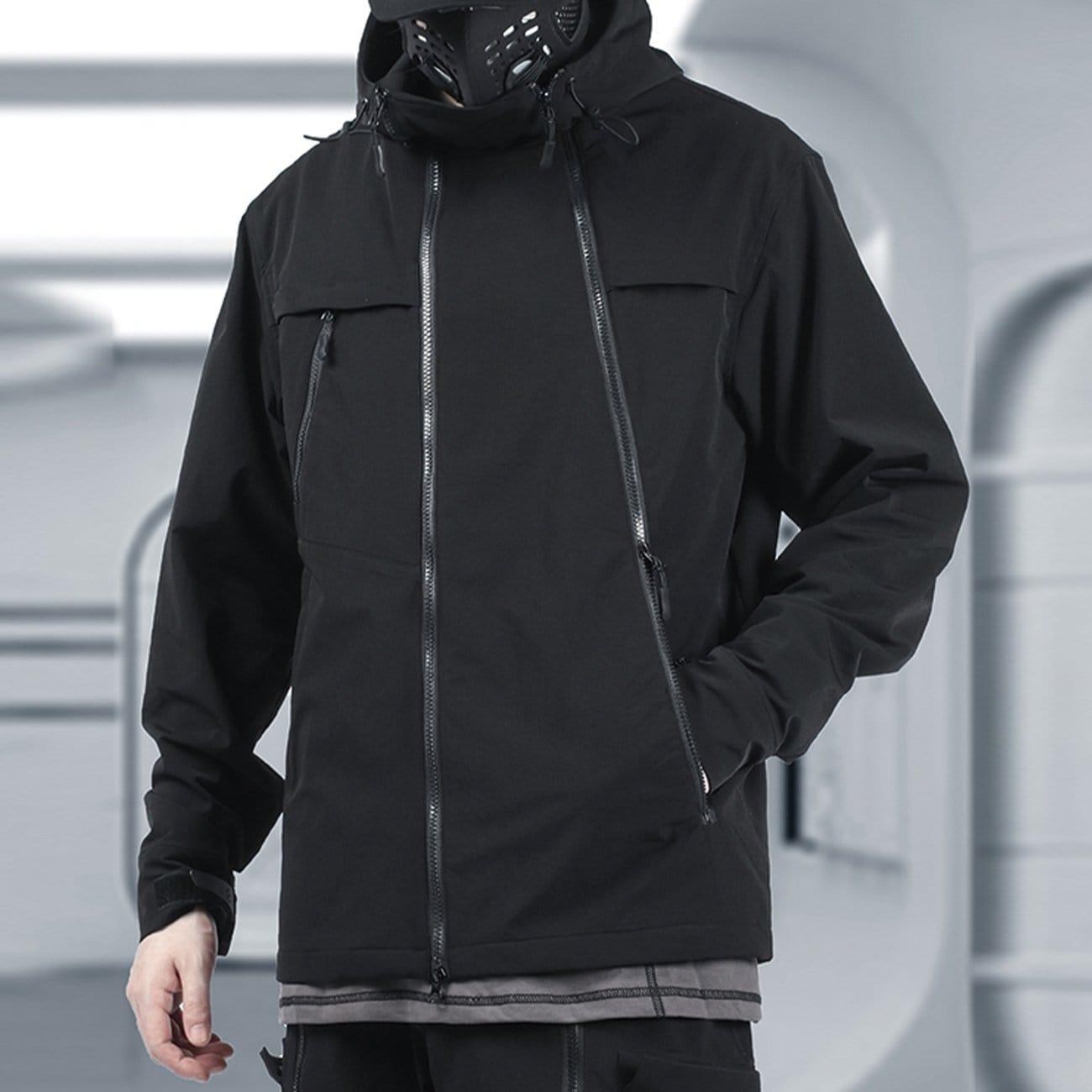 Cyberpunk Function Multi-zip Jacket
