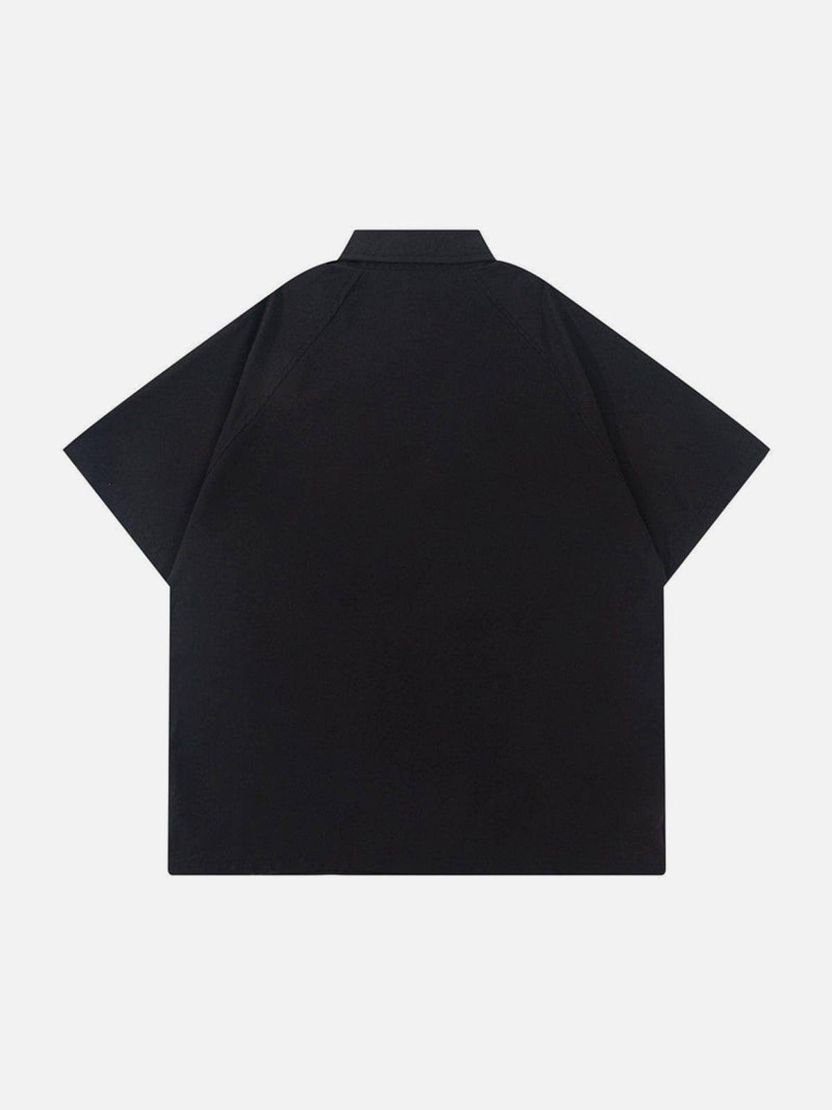 Big Pocket Zipper Shirt