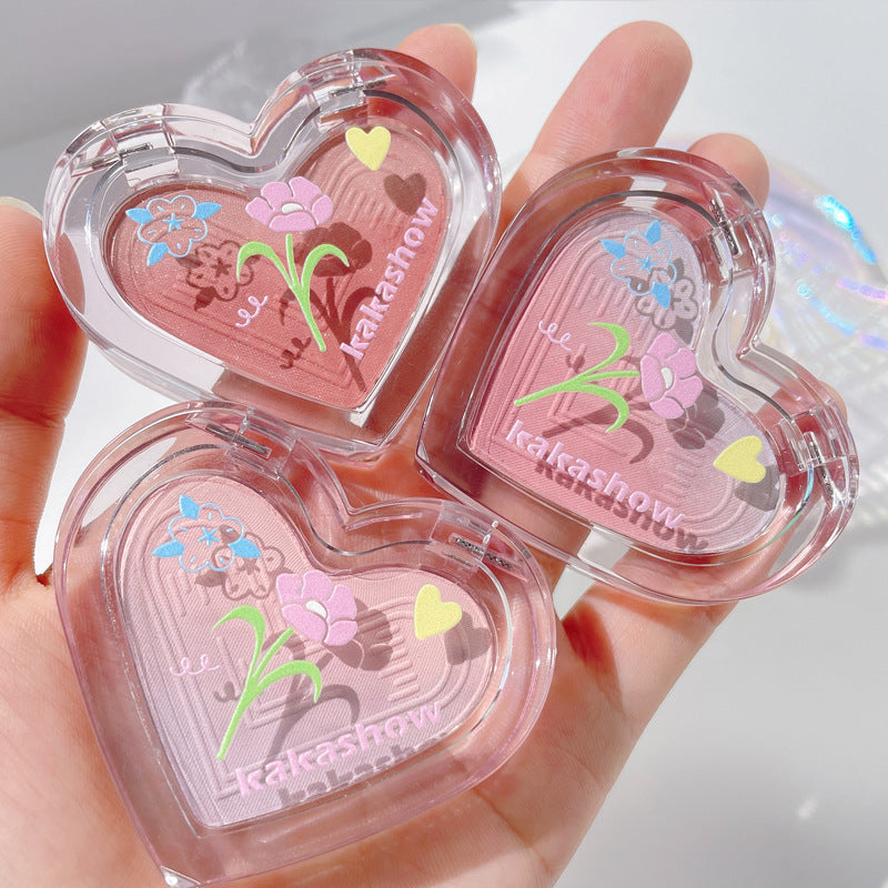 Heart Powder Mist Two-color Gradient Blush