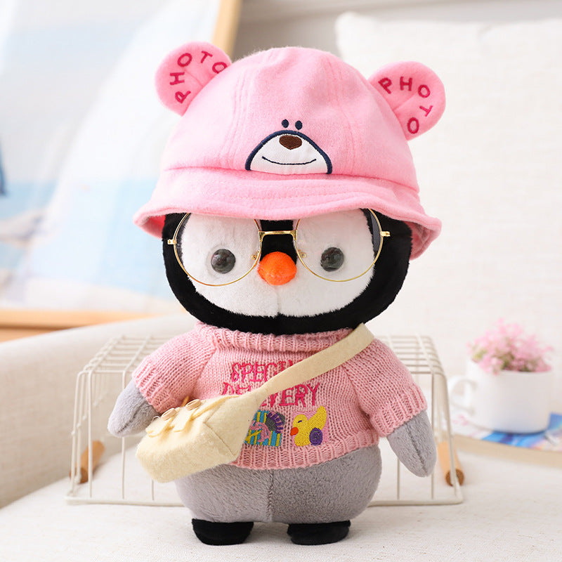 Kawaii Dress Up Penguin Family Plushie