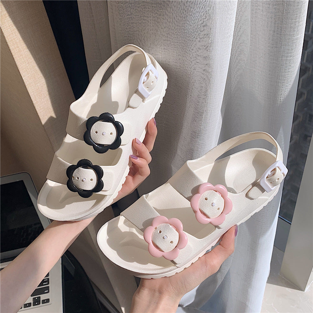 Summer Cute Flowers Sandals