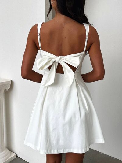 Devine Square Neck Mini Dress
