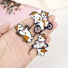 Fitness Kitten Pins