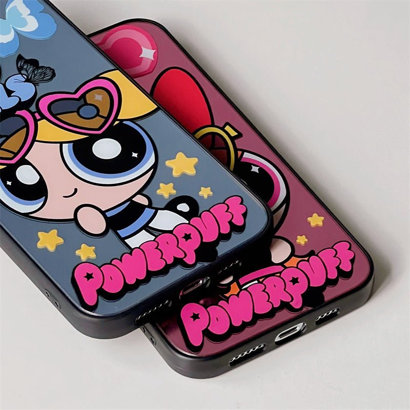 Cartoon Girl Laser Phone Case