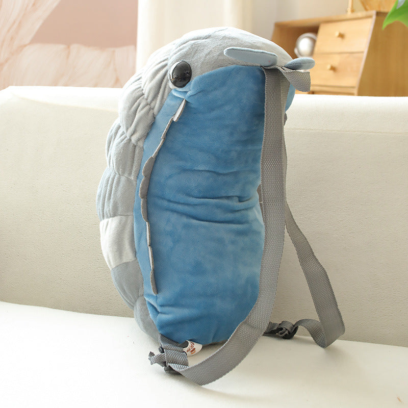 Kawaii Isopod Plush Backpack