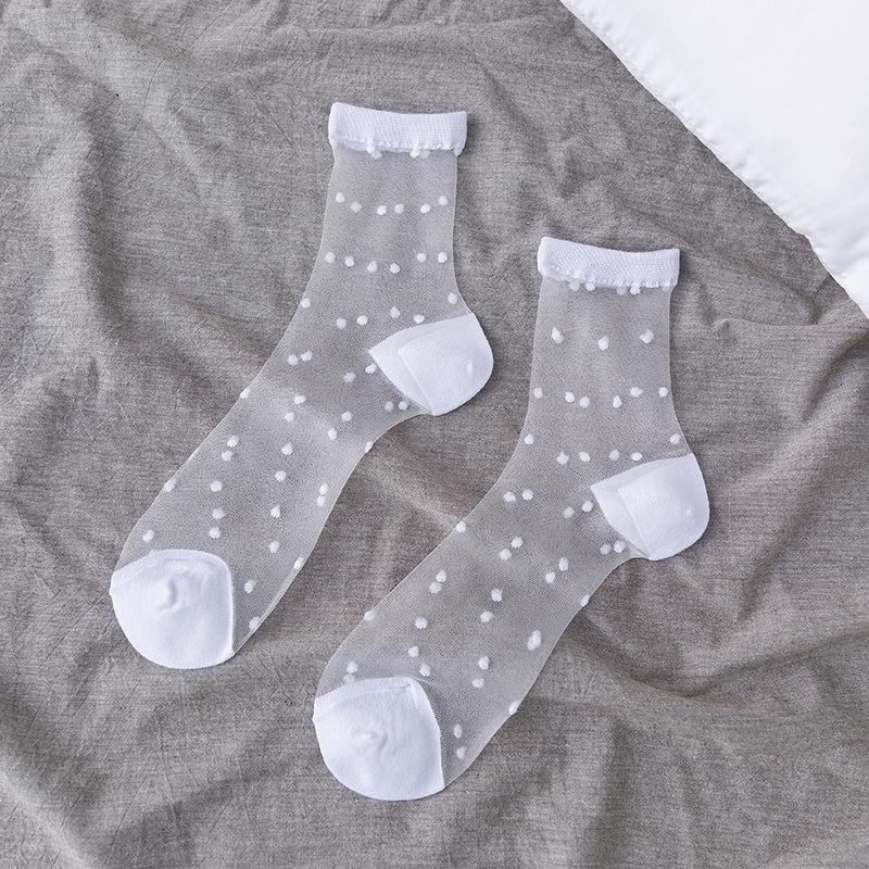 Korean Glass Silk Socks