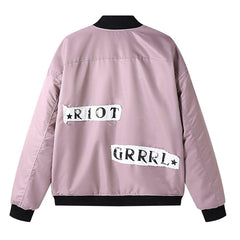 "Character Patch" Varsity Jacket