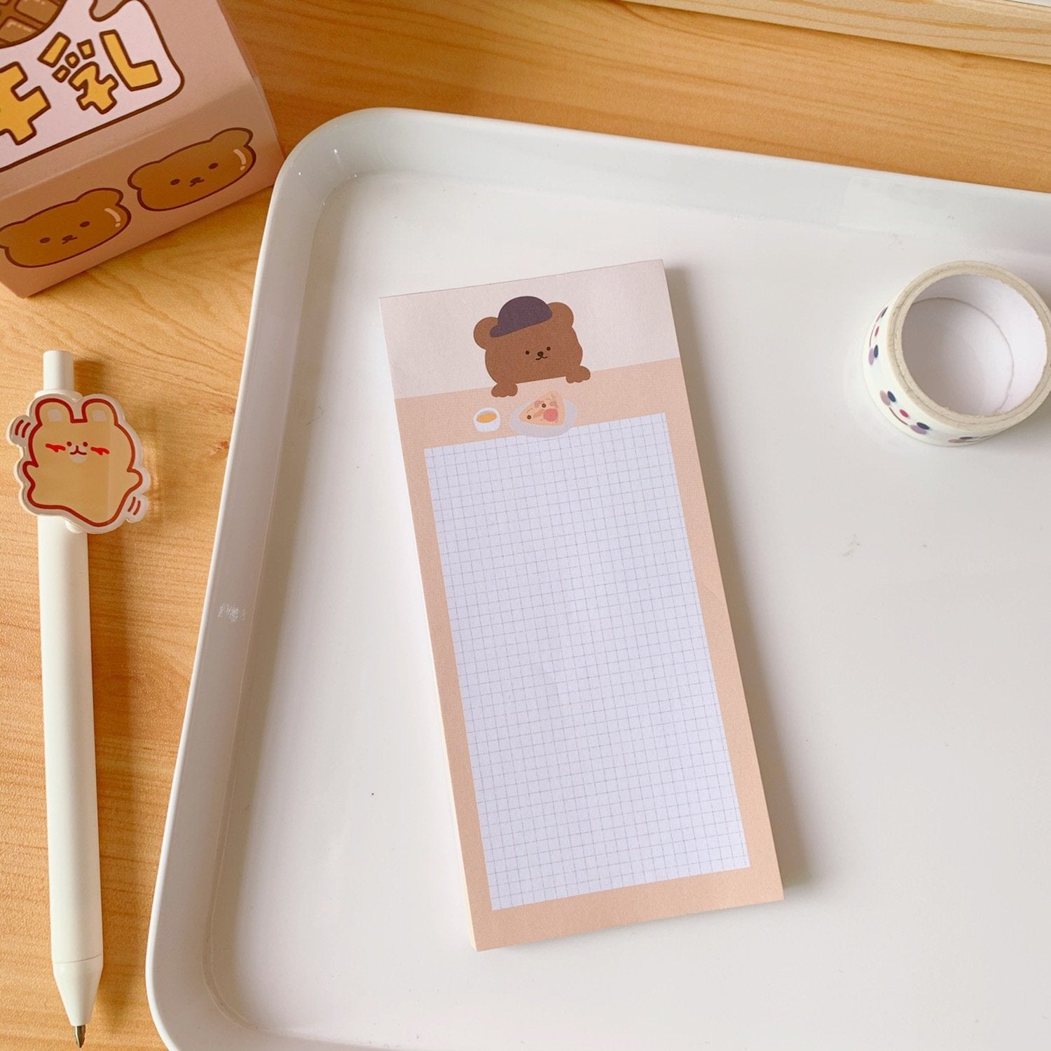 Chocolate Bear Sticky Notes