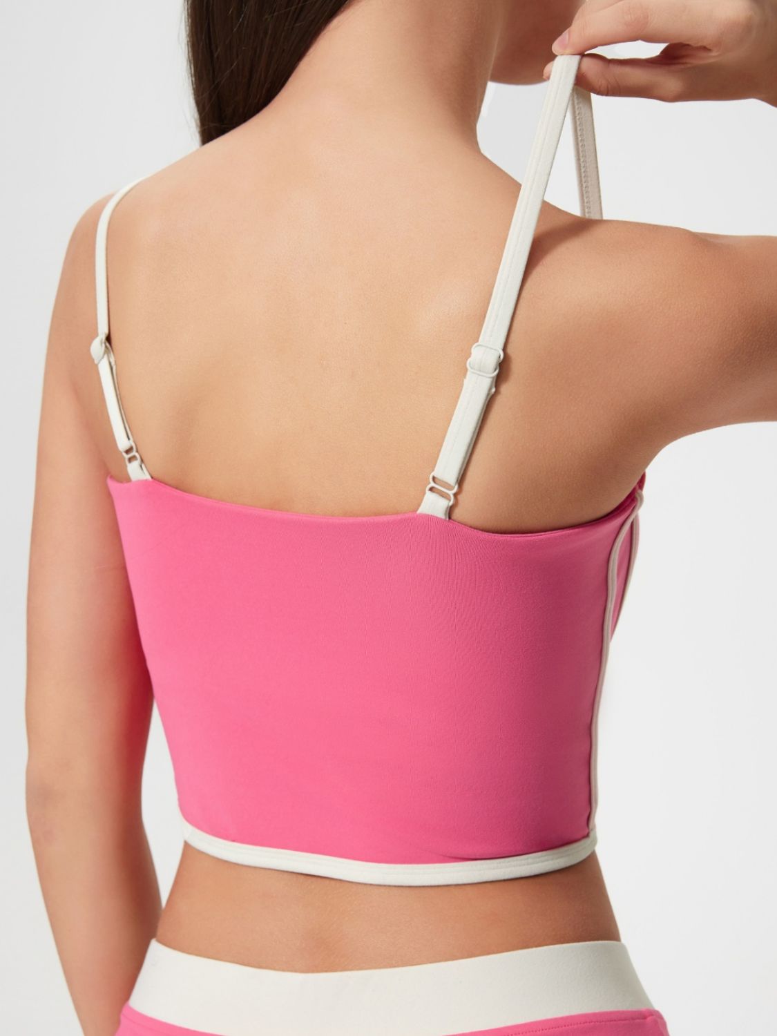 Square Neck Cami with Detachable Chest Pads