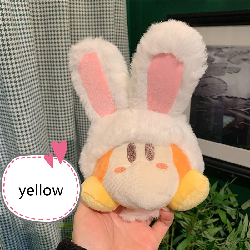 Cute Anime Bunny Ears Plush Pendant