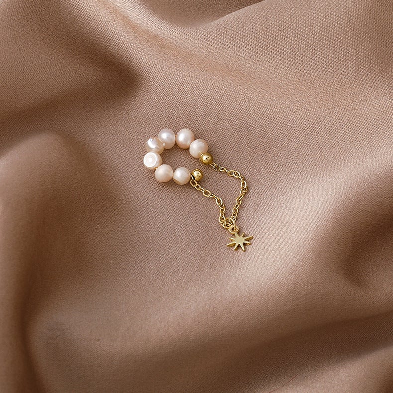 Freshwater Pearl Tassel Ear Cuff