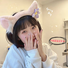 Cute Fox Ear Plush Headband